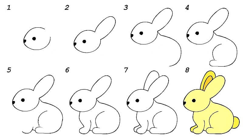 Dibujos de Un conejo - Idea 9