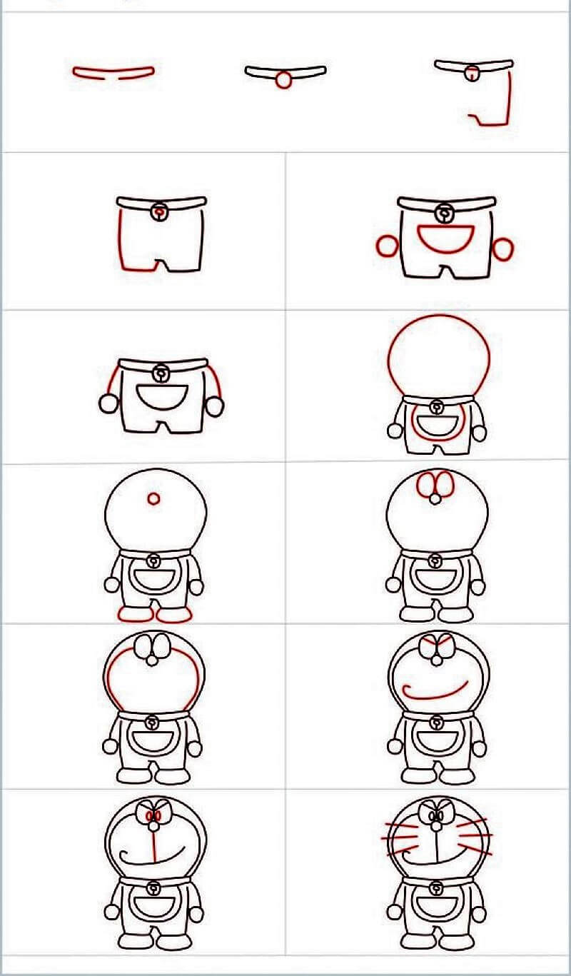 Dibujos de Doraemon - idea 8