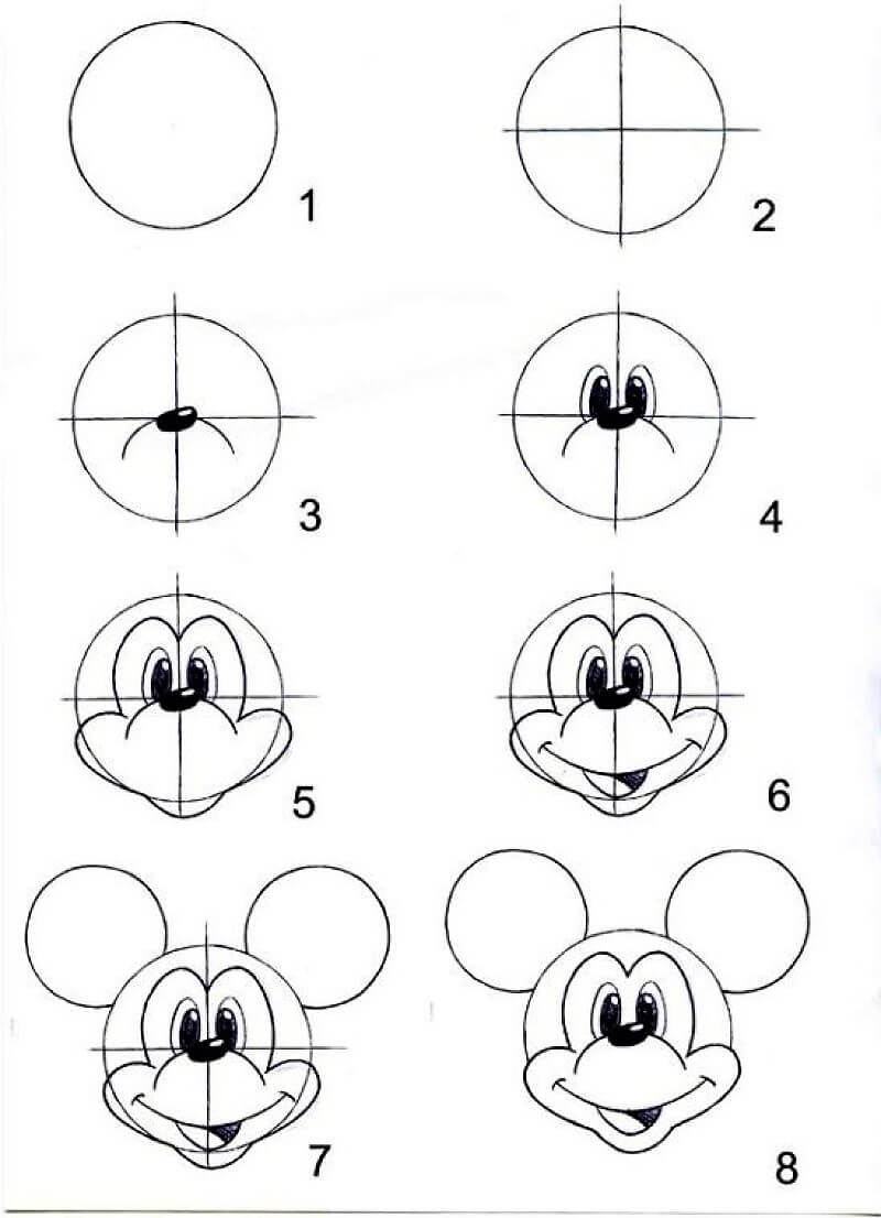 Dibujos de Mickey Mouse - Idea 8