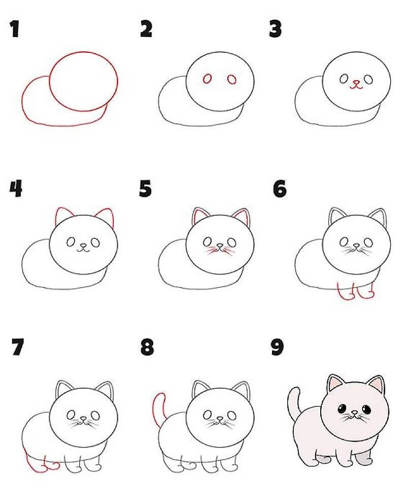 Dibujos de Un Gato - idea 15