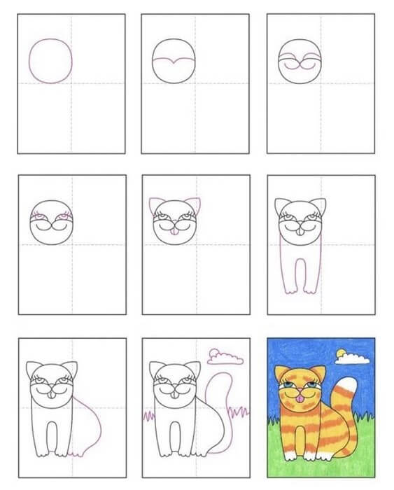 Dibujos de Un Gato - idea 41