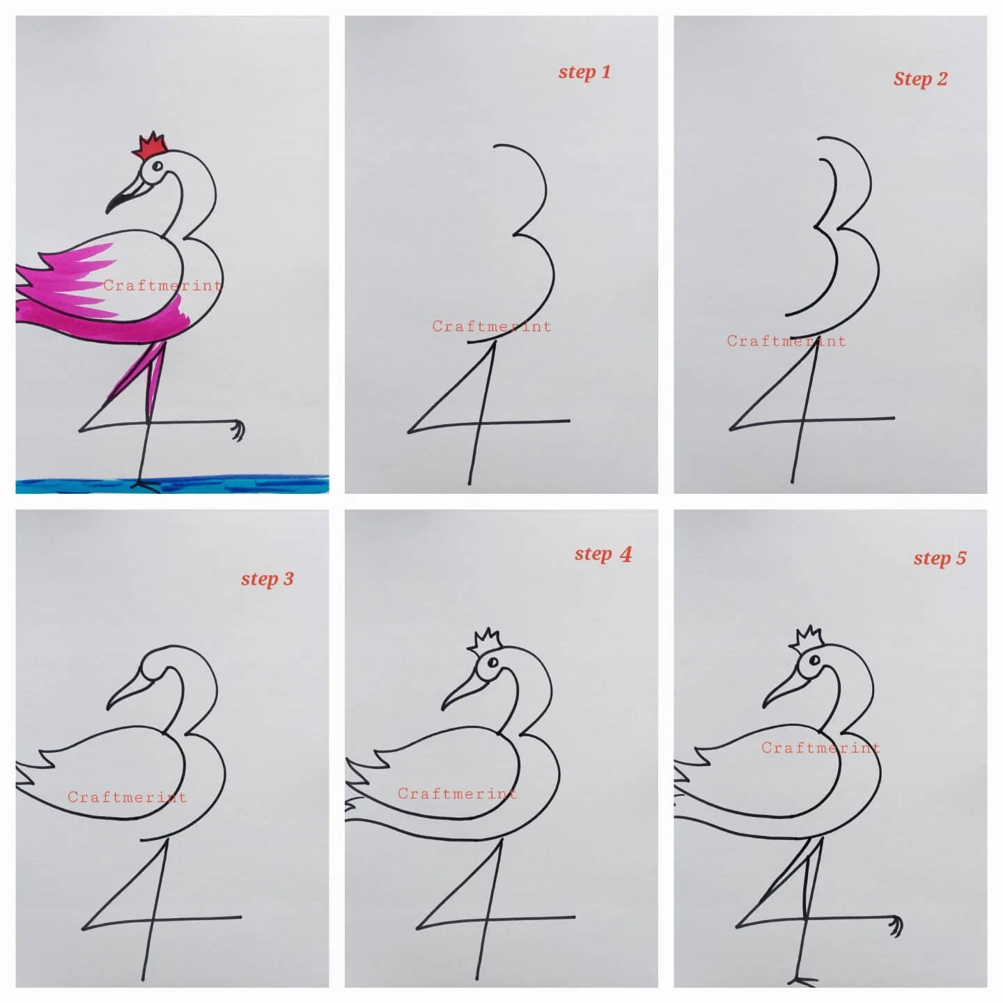 Dibujos de Flamenco encantador