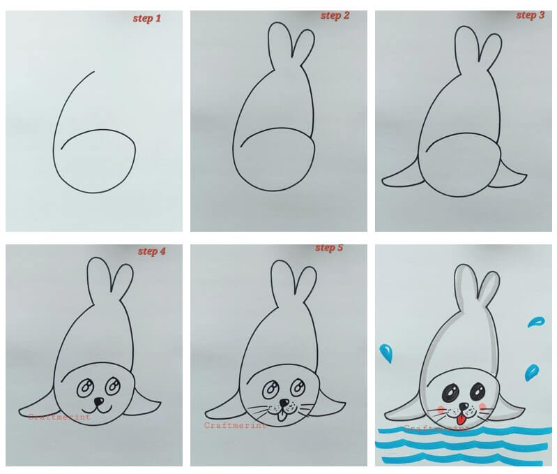 Dibujos de Focas