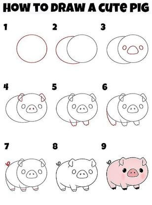 Dibujos de Un cerdo - Idea 14