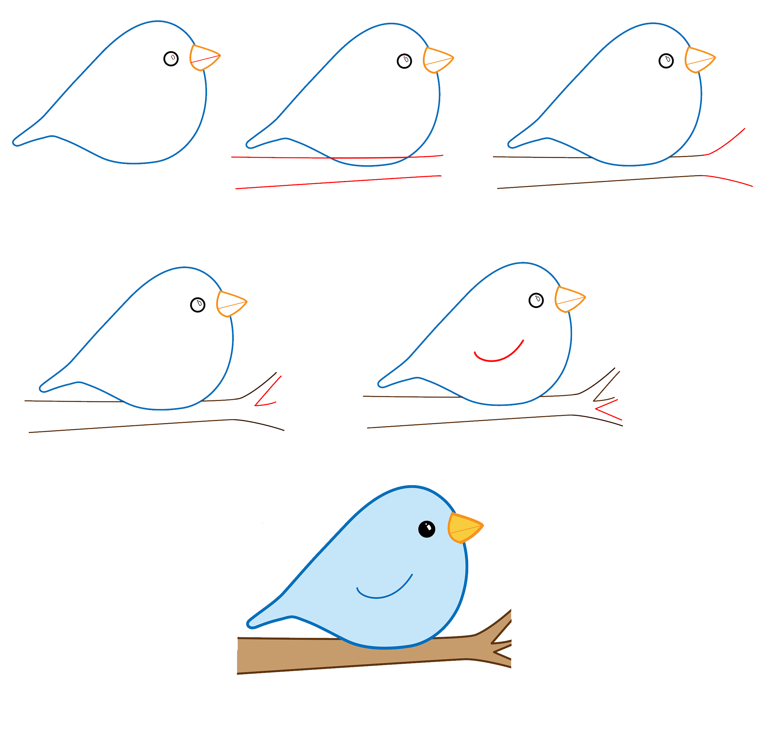 Dibujos de Pájaros