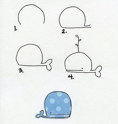 Dibujos de Ballenas