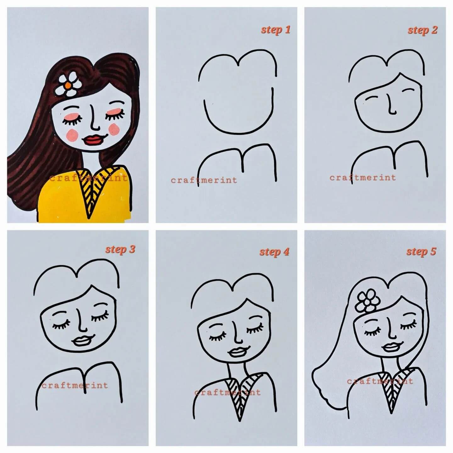 Dibujos de Una niña - Idea 60