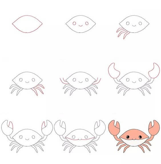 Dibujos de Un cangrejo - Idea 27