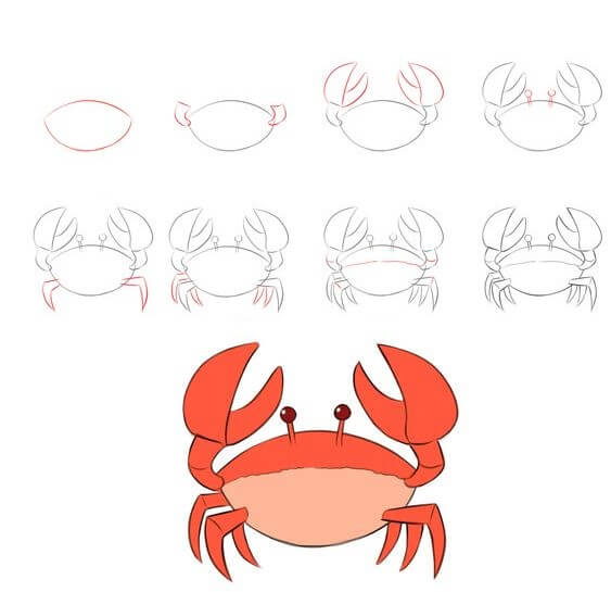 Dibujos de Un cangrejo - Idea 33