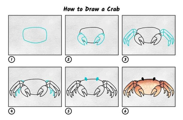 Dibujos de Un cangrejo - Idea 4
