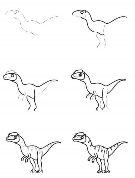 Dibujos de Dinosaurio carnívoro - Idea 12