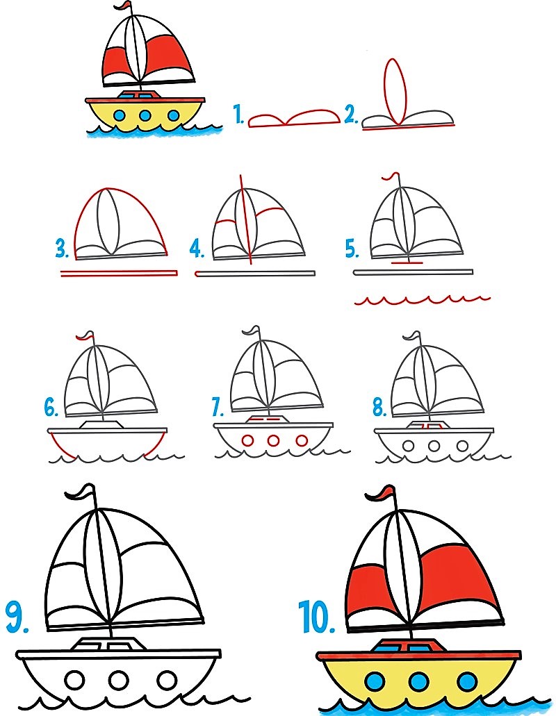 Dibujos de Barcos