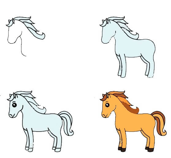 Dibujos de Caballos