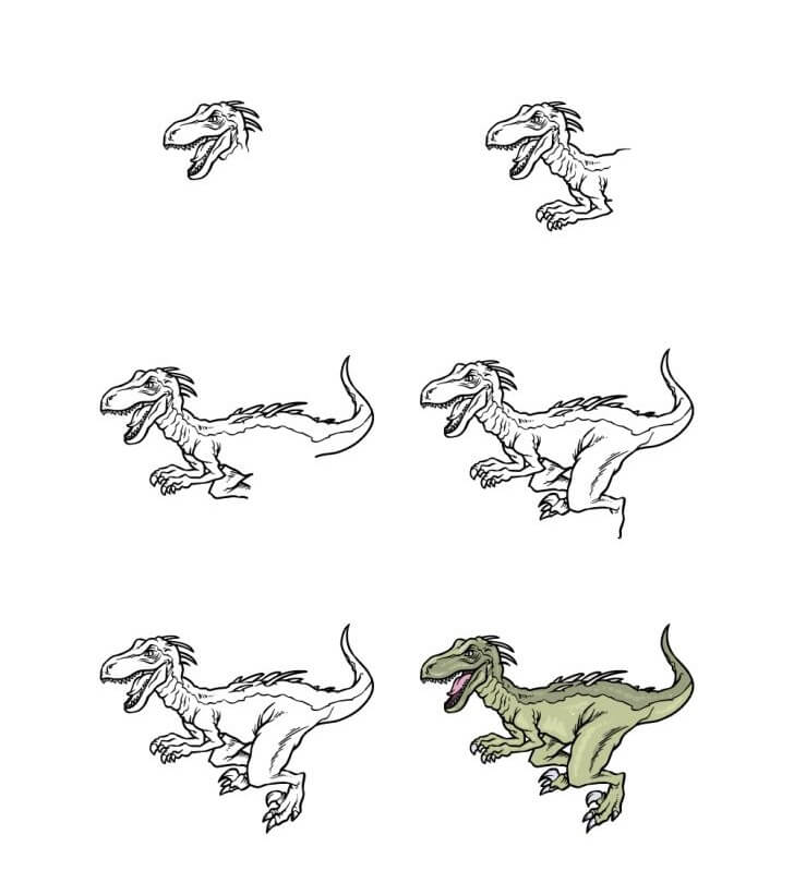 Dibujos de Un dinosaurio - Idea 20