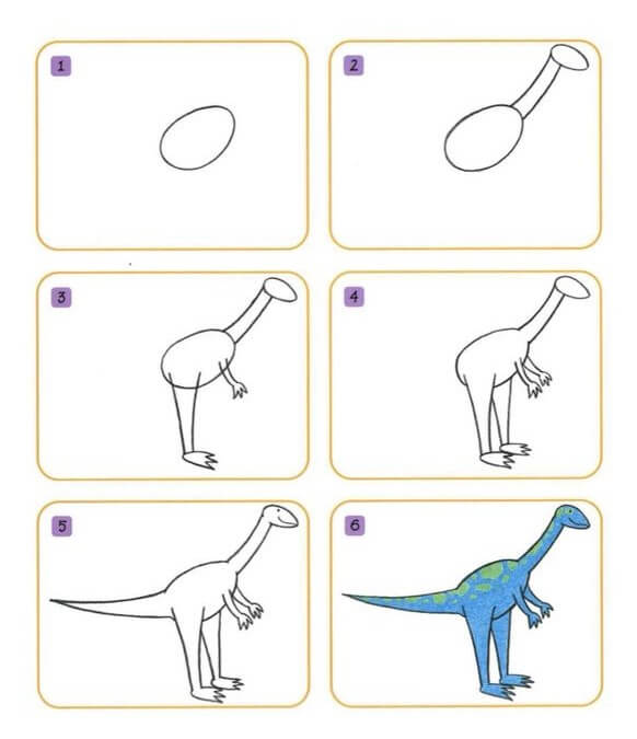 Dibujos de Un dinosaurio - Idea 22