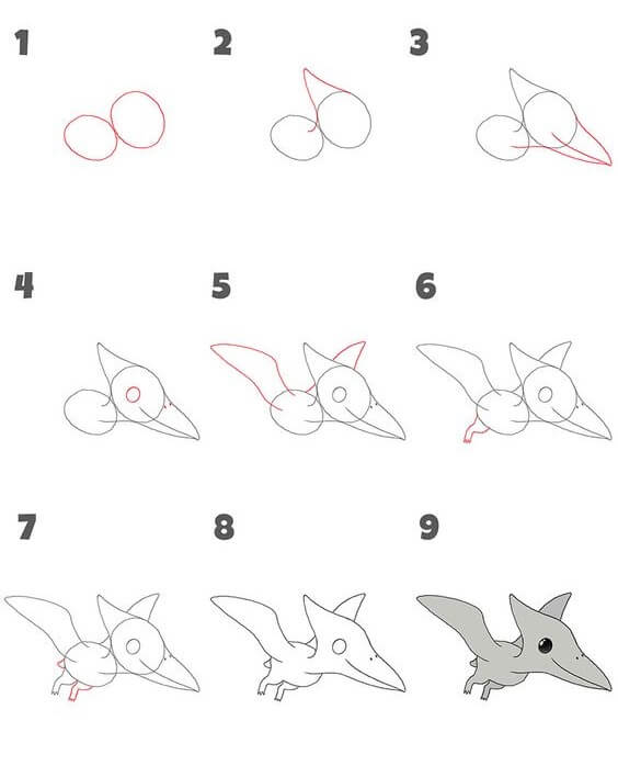 Dibujos de Un dinosaurio - Idea 26