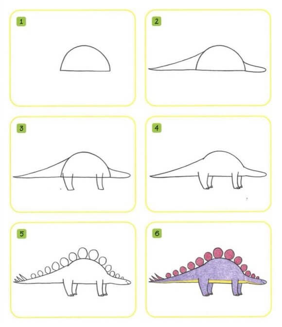 Dibujos de Un dinosaurio - Idea 34