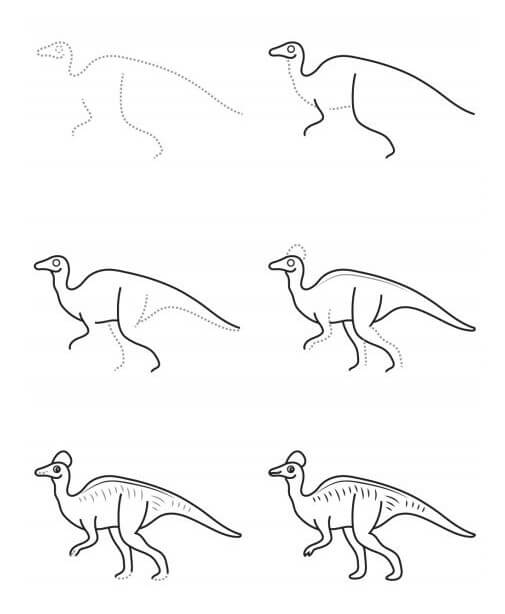 Dibujos de Un dinosaurio - Idea 37