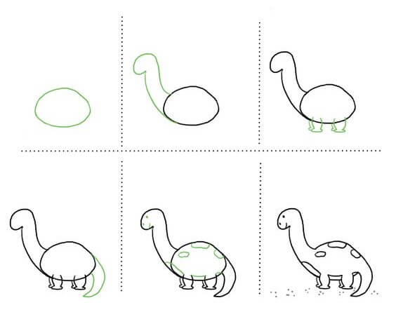 Dibujos de Un dinosaurio - Idea 41