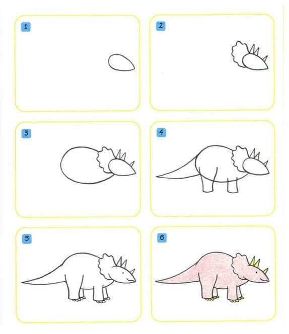 Dibujos de Un dinosaurio - Idea 42