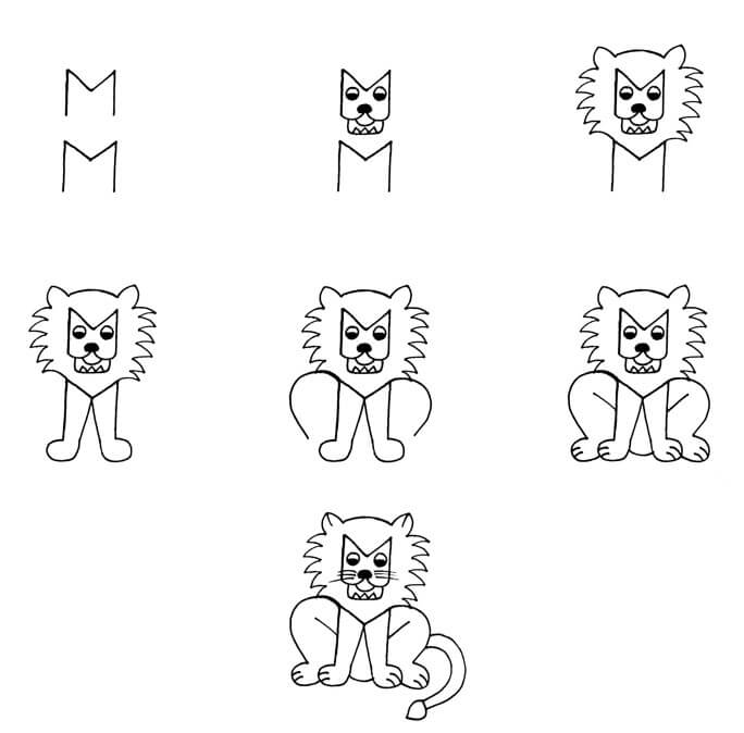Dibujos de Un León - Idea 29