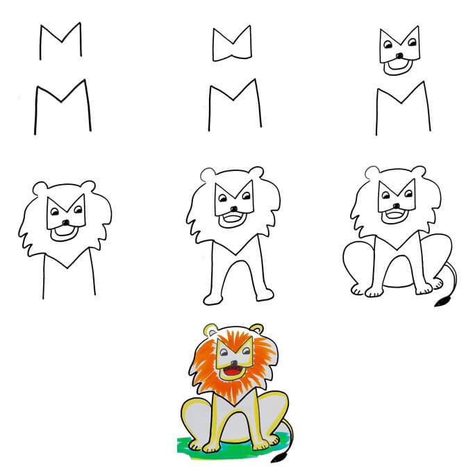 Dibujos de Un León - Idea 30