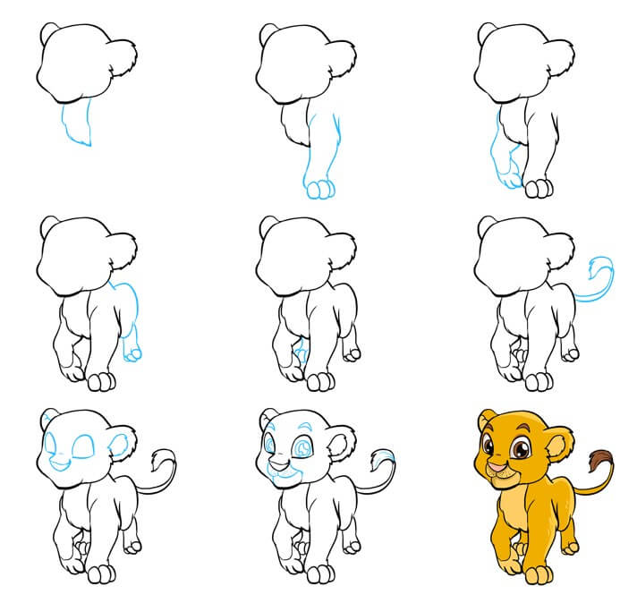 Dibujos de Un León - Idea 45