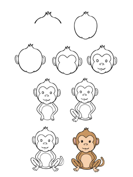 Dibujos de Monos