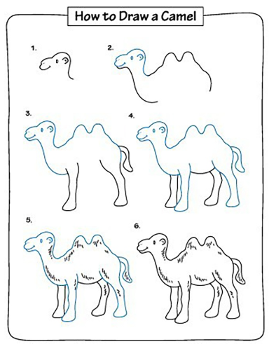 Dibujos de Camello bebé