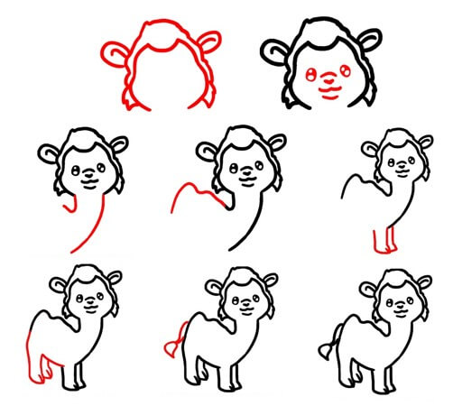 Dibujos de Camellos
