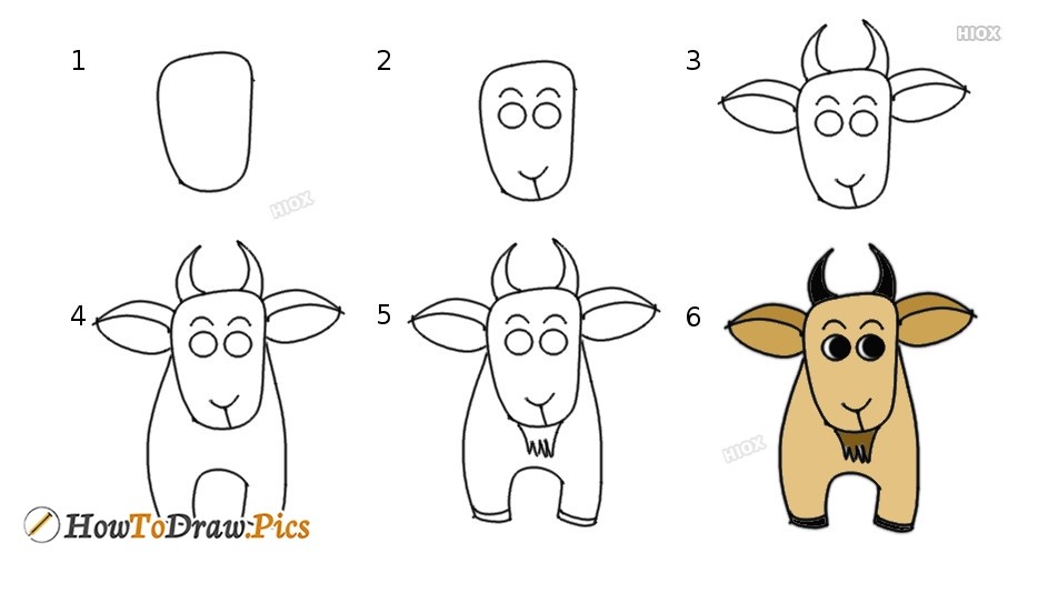 Dibujos de Cabra caminando