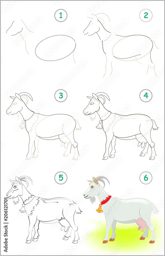 Dibujos de Cabra saltando
