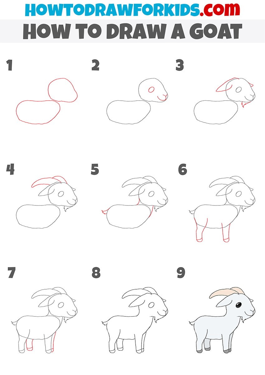 Dibujos de Cabra sonriente