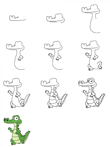 Dibujos de Cocodrilos