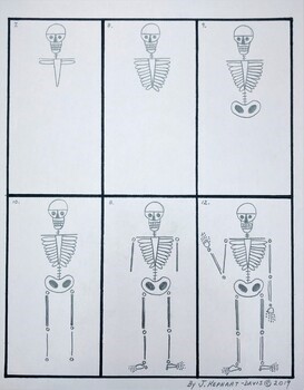 Dibujos de Esqueleto caricatura