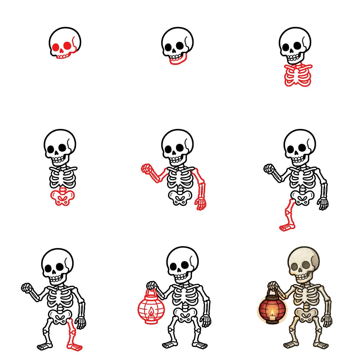 Dibujos de Esqueleto pirata