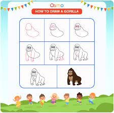 Dibujos de Gorila feliz