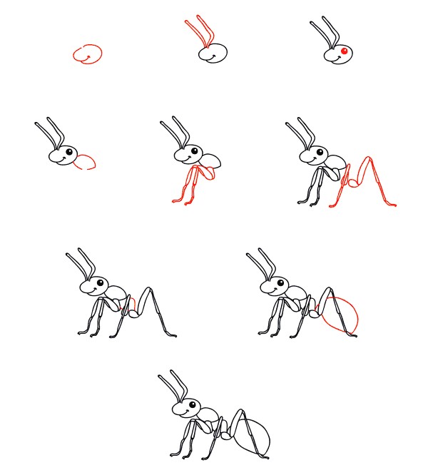 Dibujos de Hormiga bonita