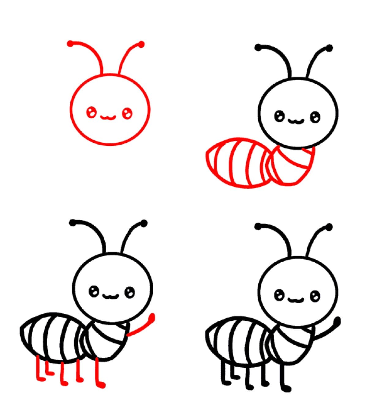 Dibujos de Hormiga curiosa