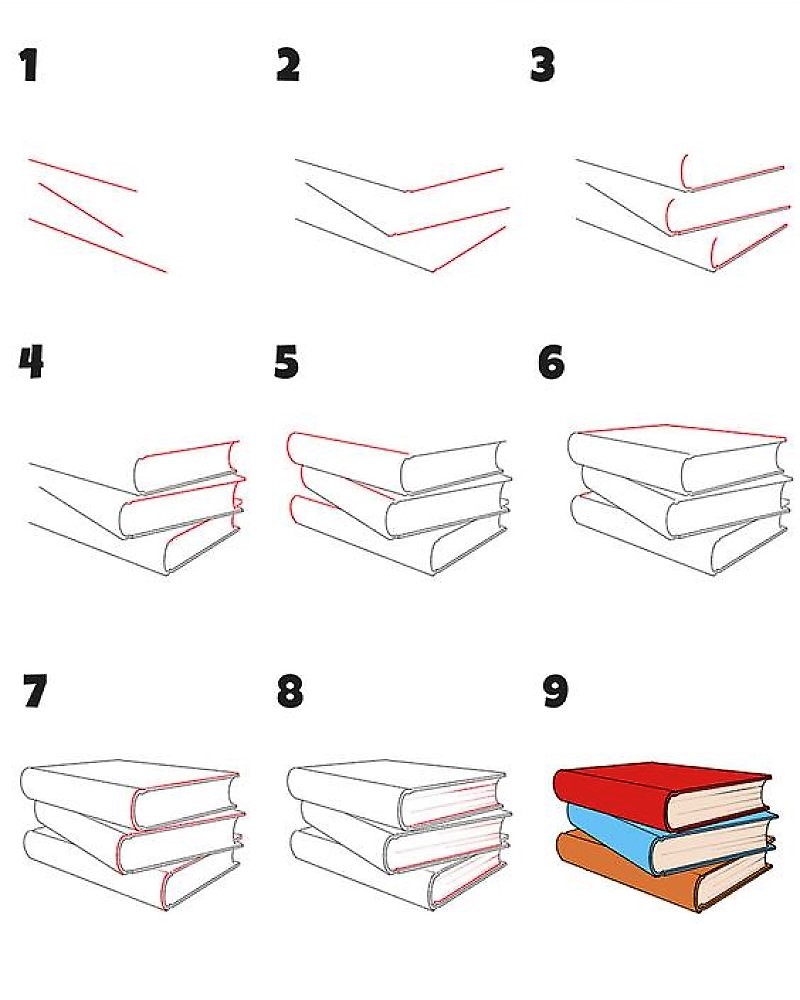 Dibujos de Libros - Idea 20