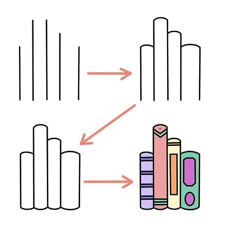 Dibujos de Libros - Idea 4