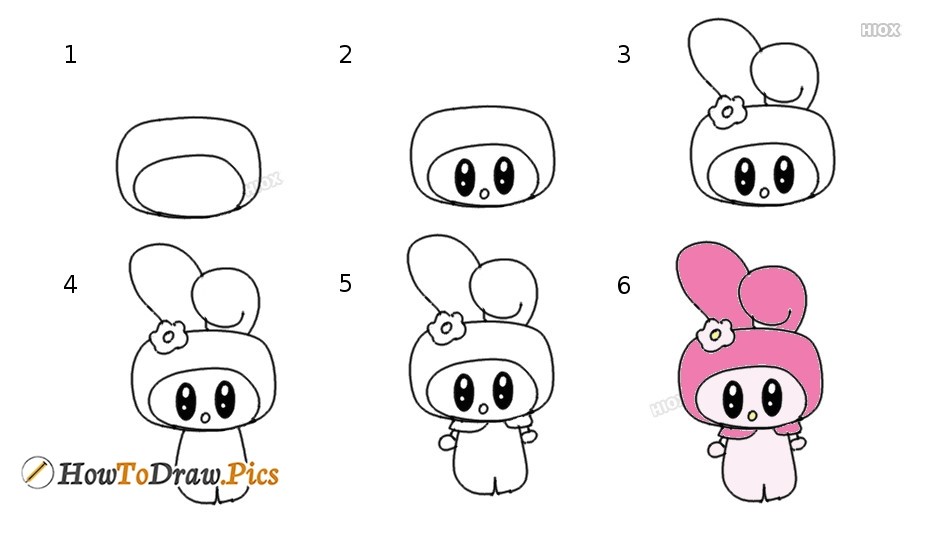 Dibujos de My Melody de dibujos animados