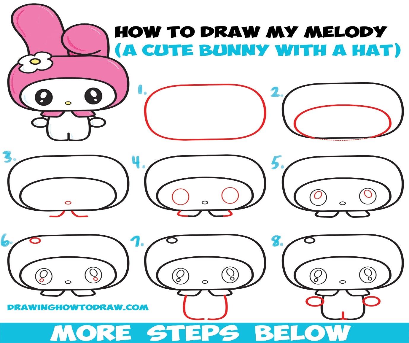 Dibujos de My Melody kawaii