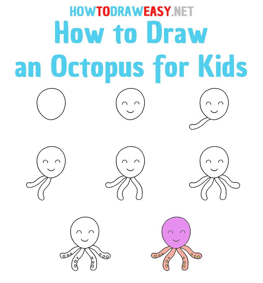 Dibujos de Pulpo lindo