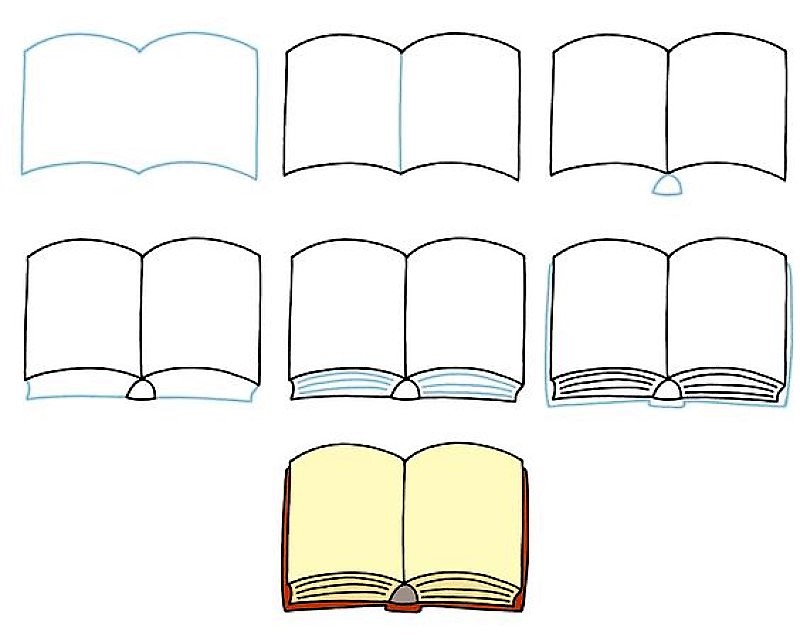 Dibujos de Un libro - Idea 15