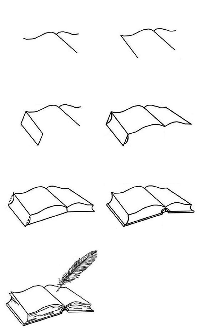 Dibujos de Un libro - Idea 19