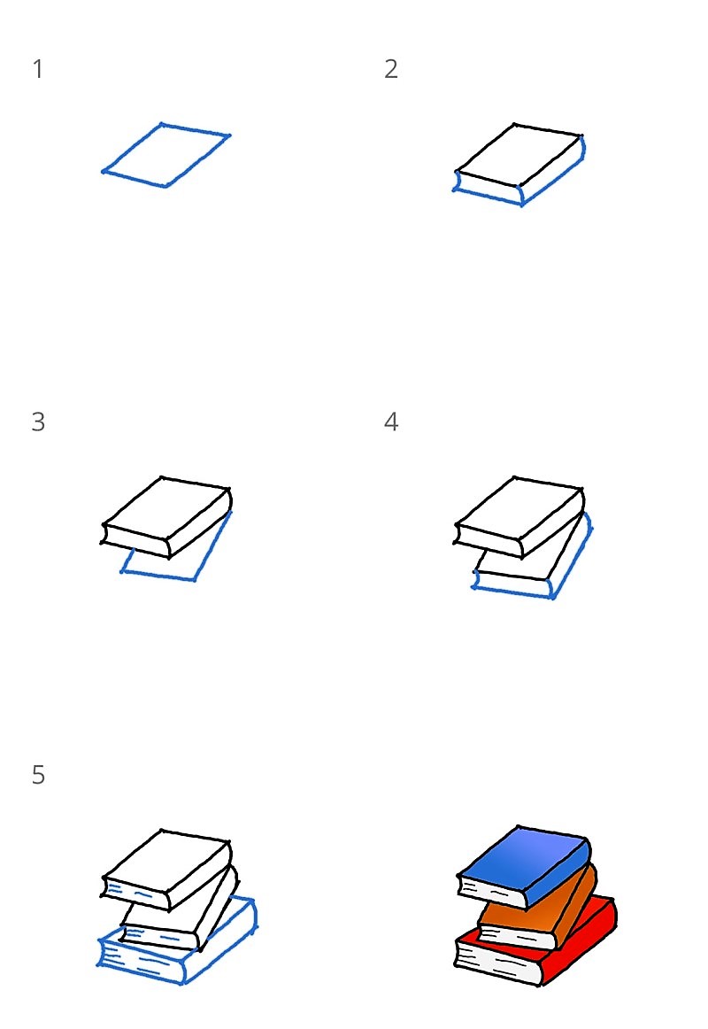 Dibujos de Un libro sencillo