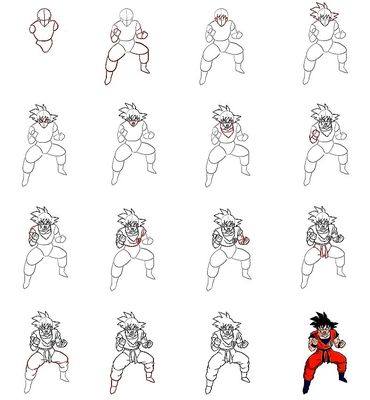 Dibujos de Songoku idea 9