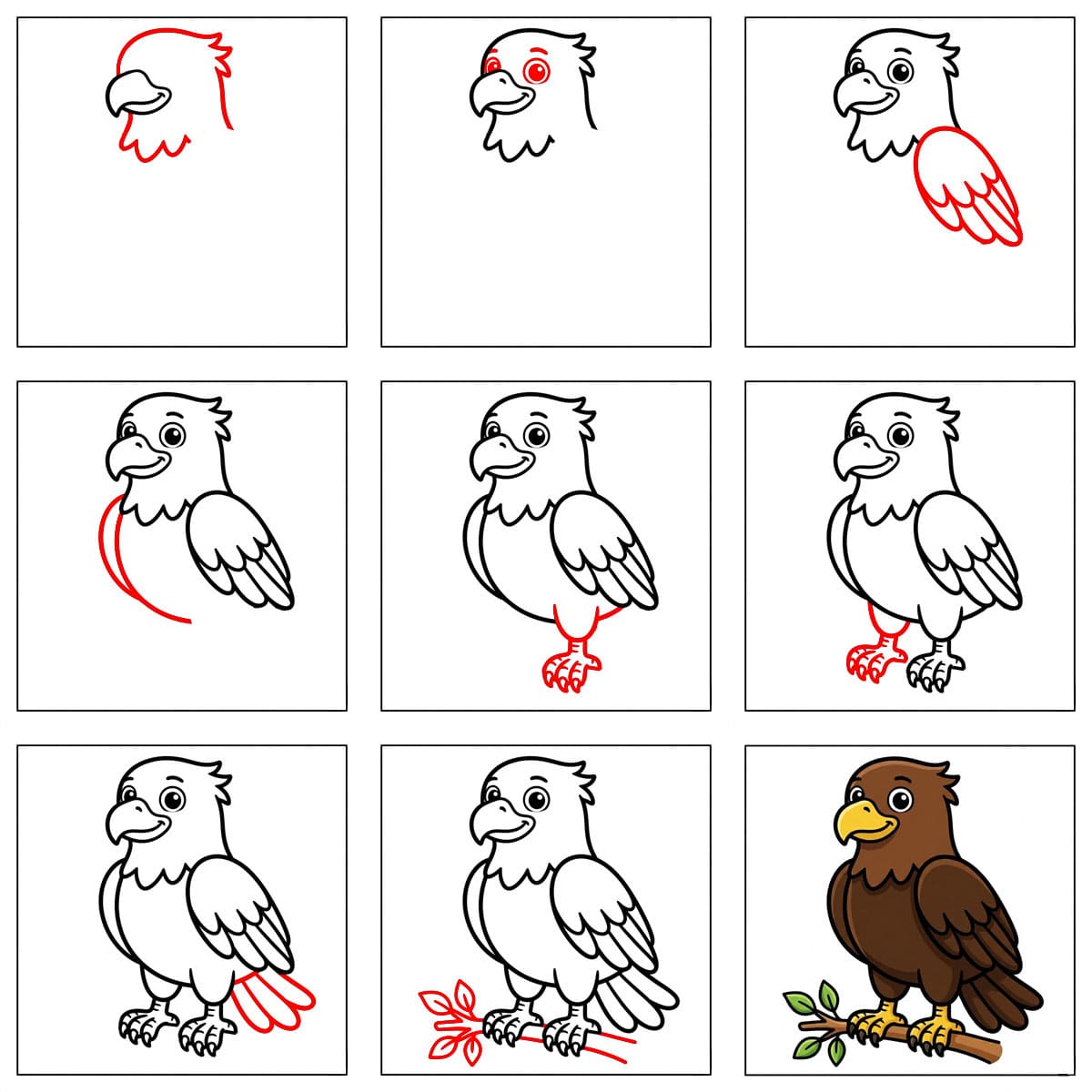 Dibujos de Águila majestuosa