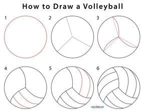 Dibujos de Balón de voleibol clásico